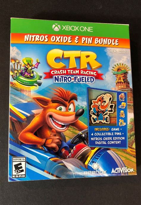 Ctr Crash Team Racing Nitro Fueled Nitros Oxide Pin Bundle Xbox