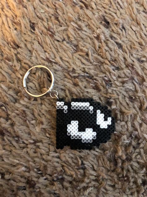 Mini Perler Beads Keychains Geeks Keychains Gamers Etsy