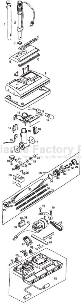 Hayden 7500 Parts Vacuum Cleaners