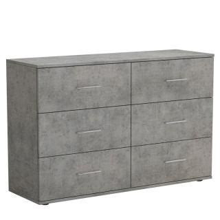 Buffets Meubles Et Rangements Commode Loft Tiroirs Gris B Ton