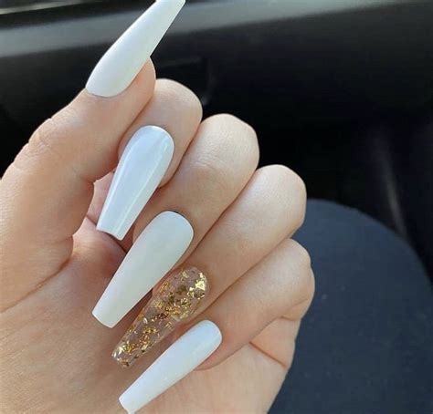 42 Mejores Diseños De Uñas En Tendencia 2020 Decoración 💅🏼 Gel Nails White Acrylic Nails