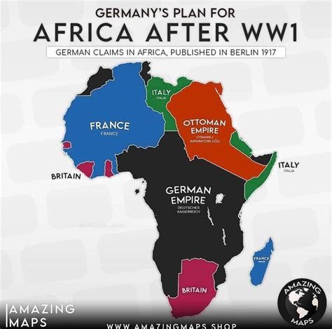 Germanys Plan For Africa After Ww Maps African History History