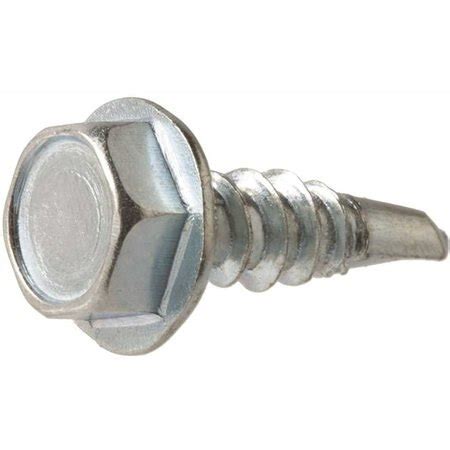 Everbilt X In Hex Head Zinc Plated Sheet Metal Screw Pk