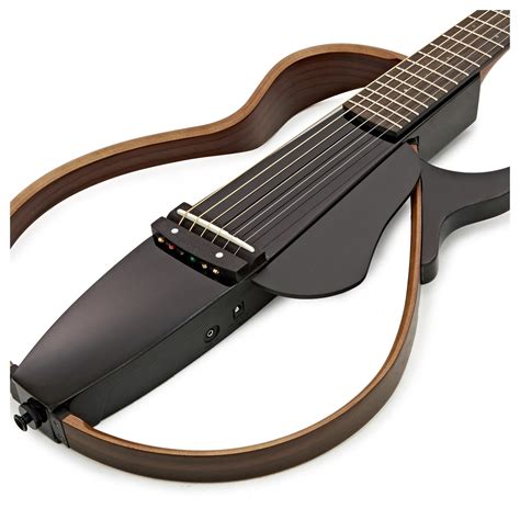 DISC Yamaha SLG200S Steel String Silent Guitar, Translucent Black at ...