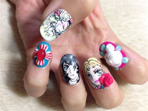 Crunchyroll Incredible Anime Themed Nail Art