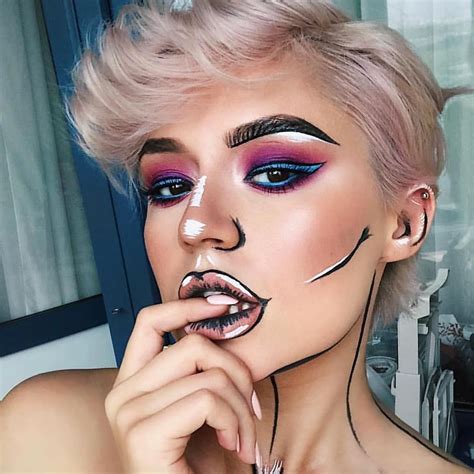 Makeup Lovers Unite 💕 On Instagram “amazing Pop Art Makeup By Lizakl