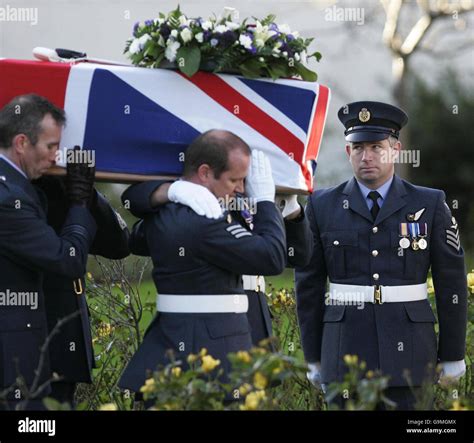 Nimrod crash funeral Stock Photo - Alamy