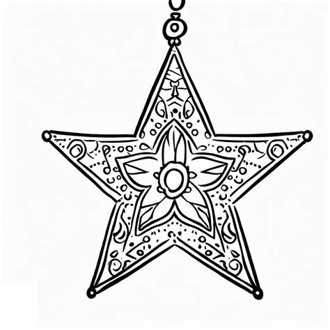 Desenhos De Estrela De Natal Para Colorir Pintar E Imprimir