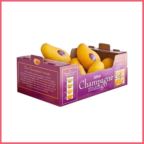 Custom Printed Cardboard Paper Packaging Carton Box For Mango China Packaging Box And Mango