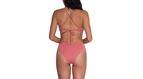 Salty Crew Tandem Reversible Bikini Set Rosewood