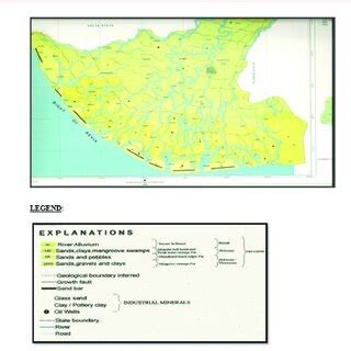 The Geological Map of Bayelsa State. | Download Scientific Diagram