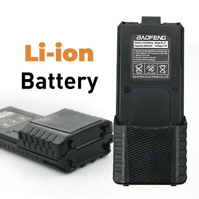 Original Baofeng BL 5 3800mAh Extended Battery For UV 5R 5RA 5RB 5RE