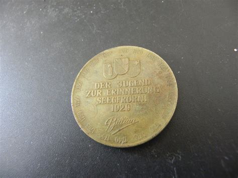 Medaille Zürichsee Der Jugend zur Erinnerung Seegfrörni 1929 | Kaufen ...