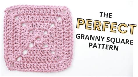 Learn How To Crochet The Perfect Solid Granny Square Pattern For