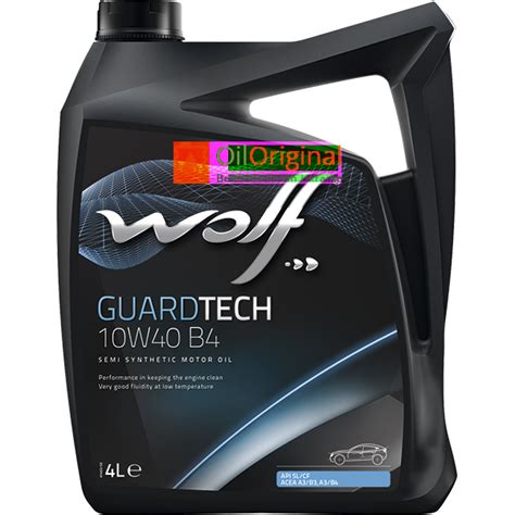 Моторное масло Wolf Guardtech 10w40 B4