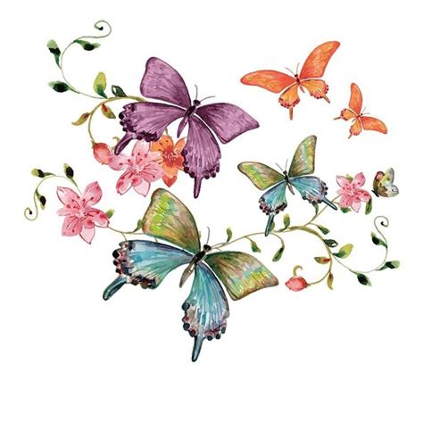 Colorful Butterfly Iron On Stickers Patchesheat Transfer Stickers Colorful Iron On Transfers