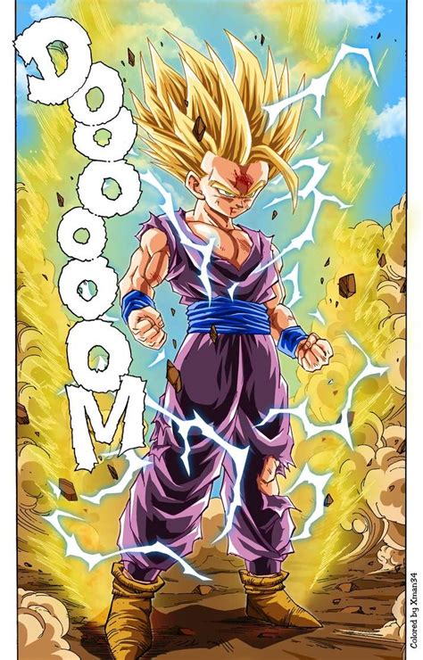 Gohan Ssj2 By Akira Toriyama By Xman34 On Deviantart Anime Dragon