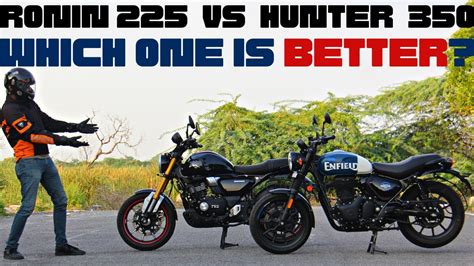 Royal Enfield Hunter 350 Vs TVS Ronin Comparison Review Which One