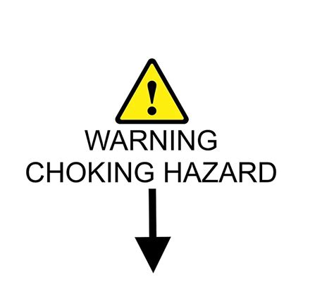 " Warning Choking Hazard" by Kara Davison | Redbubble