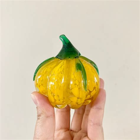 Blown Glass Pumpkins Etsy