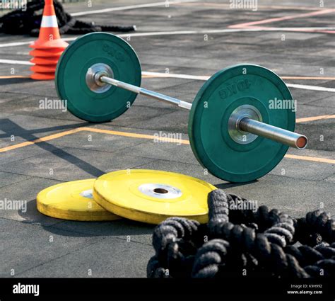 sports equipment for outdoor area Stock Photo - Alamy