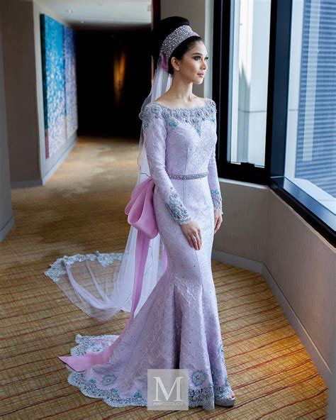 Baju Pengantin Purple Lavender Desain Baju Pengantin Pesta Dan Kondangan