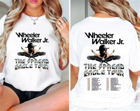 Wheeler Walker Jr The Spread Eagle Tour 2024 Shirt Fans T Sold By