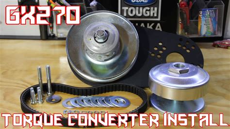 Predator 301cc GX270 Go Kart 40 Series Torque Converter Install YouTube