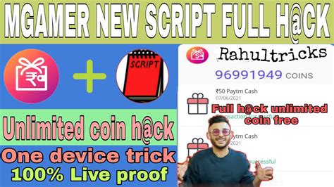 Mgamer Coin Add Script Mgamer Refer Script Unlimited Coin 2021