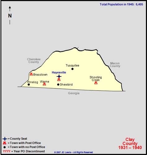 Clay County, NC - 1931 to 1940