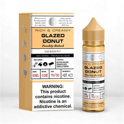 GLAS BSX Glazed Doughnut 60ml TF Vape Juice 3mg Element Vape