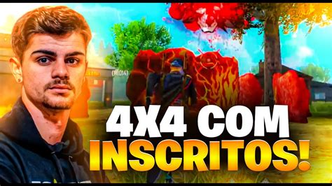 Live Ff Free Fire Ao Vivo Jogando Inscritos Sala Personalizada X