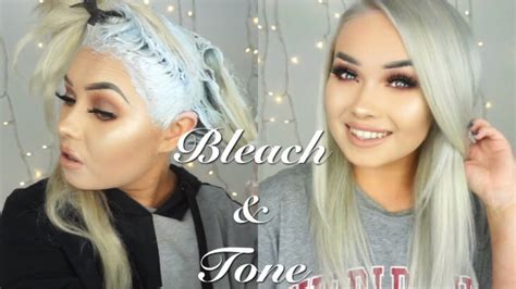 Bleaching And Toning My Own Hair Hair Tutorial Youtube