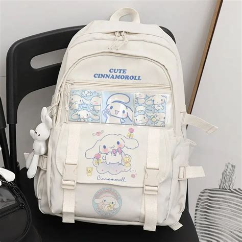 Hello Kitty Kawaii Sanrios School Bag Cinnamoroll Kuromi 55 Off