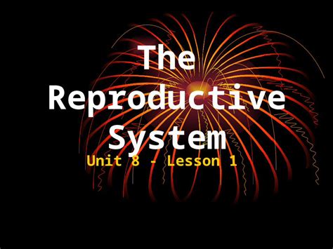 Ppt The Reproductive System Unit 8 Lesson 1 The Endocrine System Endocrine System Hormones