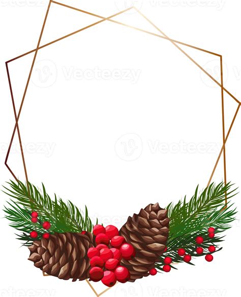 Christmas frame on transparent background. 32478145 PNG