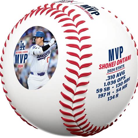 Mlb 大谷翔平 ドジャース ボール 2024 ナ・リーグmvp受賞記念 公式球 ローリングス Fanatics Authentic