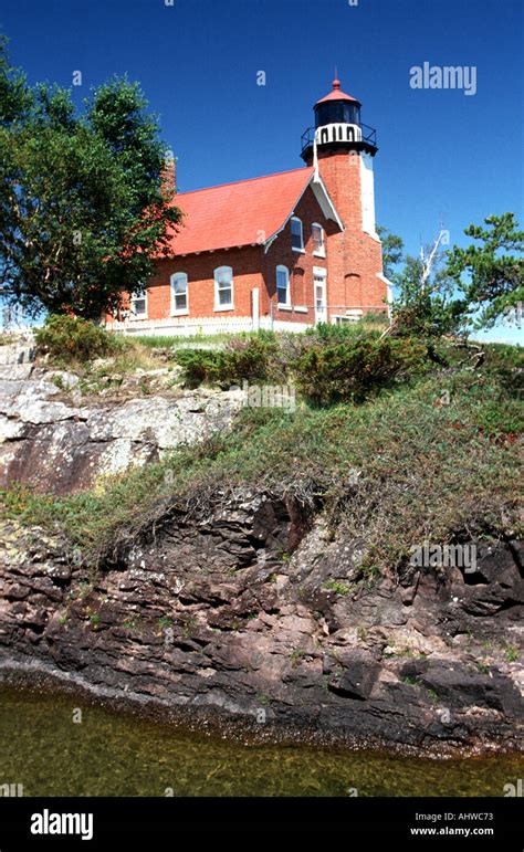 Lake Superior Michigan S Keweenaw Peninsula Eagle Harbor Lighthouse