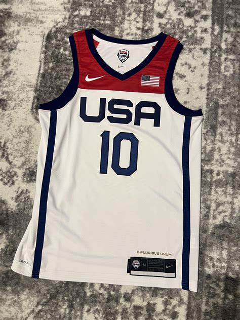 Anthony Edwards team USA jersey - added custom numbers and letters to a ...