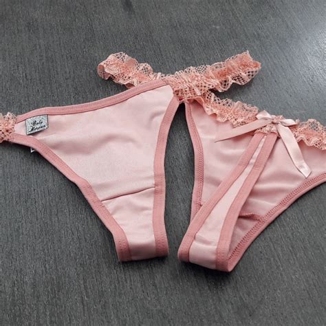 Tanga Fio Renda Franzida Na Cintura Lingerie Br