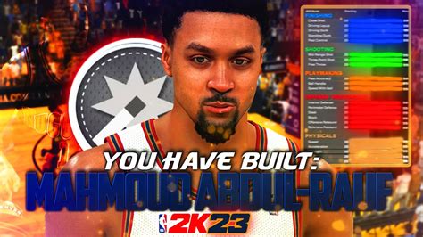 NBA 2K23 RARE MAHMOUD ABDUL RAUF BUILD DOMINANT PURE SCORING PG W