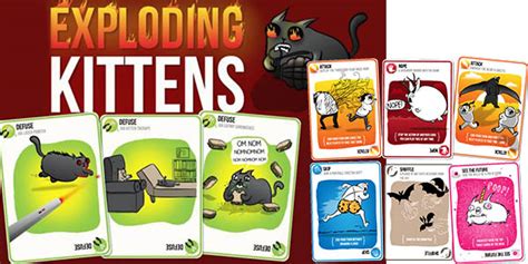 Gatos Explosivos - Juego de cartas Exploding Kittens (Gatitos Explosivos) por 25€