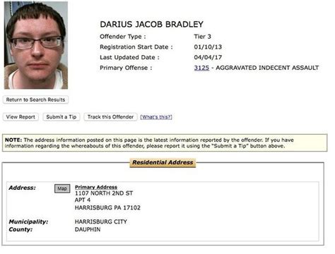 There Are More Than Lifetime Registered Sex Offenders Living In Dauphin County Pennlive