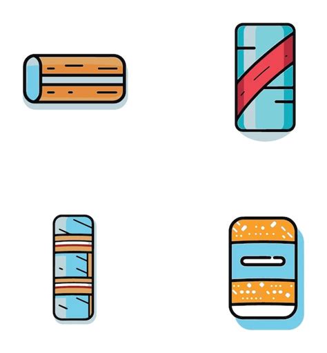 Premium Vector Damnflex Line Art Adhesive Bandage Vector Flat Minimal