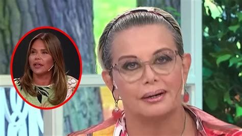 Nazarena V Lez Afirm Que Carmen Barbieri Sabe Nadar En La Mierda Y