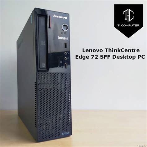 Lenovo ThinkCentre Edge 72 SFF Intel Core I5 3470s 4GB RAM 120GB SSD