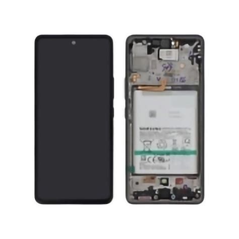 Original Ecran Lcd Complet Noir Avec Chassis Et Batterie Pour Samsung