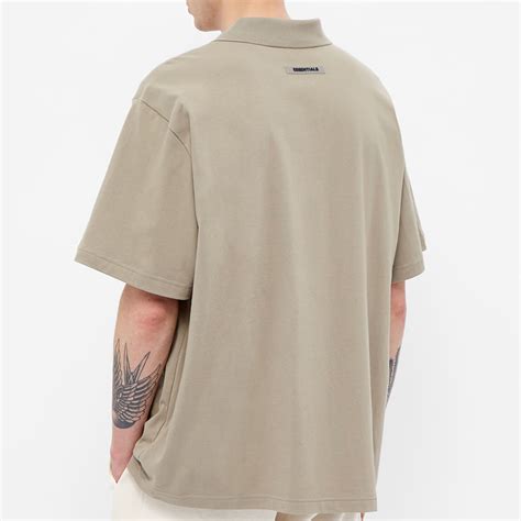 Fear Of God Essentials Polo Charcoal End Cn