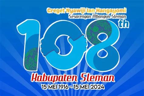 Download Gratis Twibbon Hari Jadi Sleman Ke 108 Dengan Tema Dan Logo