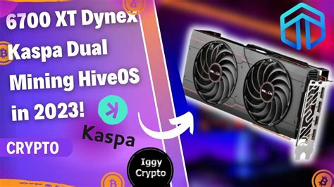 6700 XT Dynex Kaspa Dual Mining HiveOS In 2023 YouTube